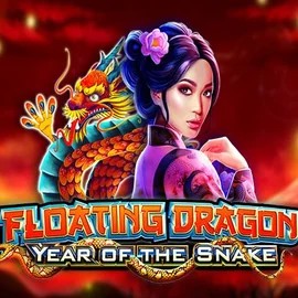 Floating Dragon Year of the Snake slot logo by Pragmatic Play at Wintari Casino