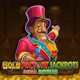 Enjoy Gold Factory Jackpots Mega Moolah by Aurum Signature Studios – logo hosted on wintarii.co.nl