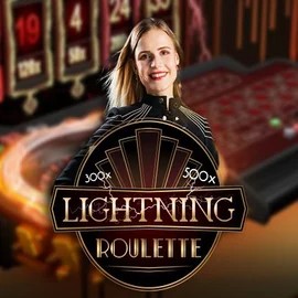 Lightning Roulette slot visual from Evolution available on wintarii.co.nl