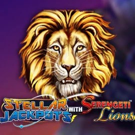 Stellar Jackpots with Serengeti Lions slot visual from Lightning Box Game available on wintarii.co.nl