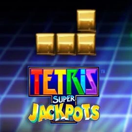 Jackpots logo of Tetris Super Jackpots from WMS at Wintari Casino